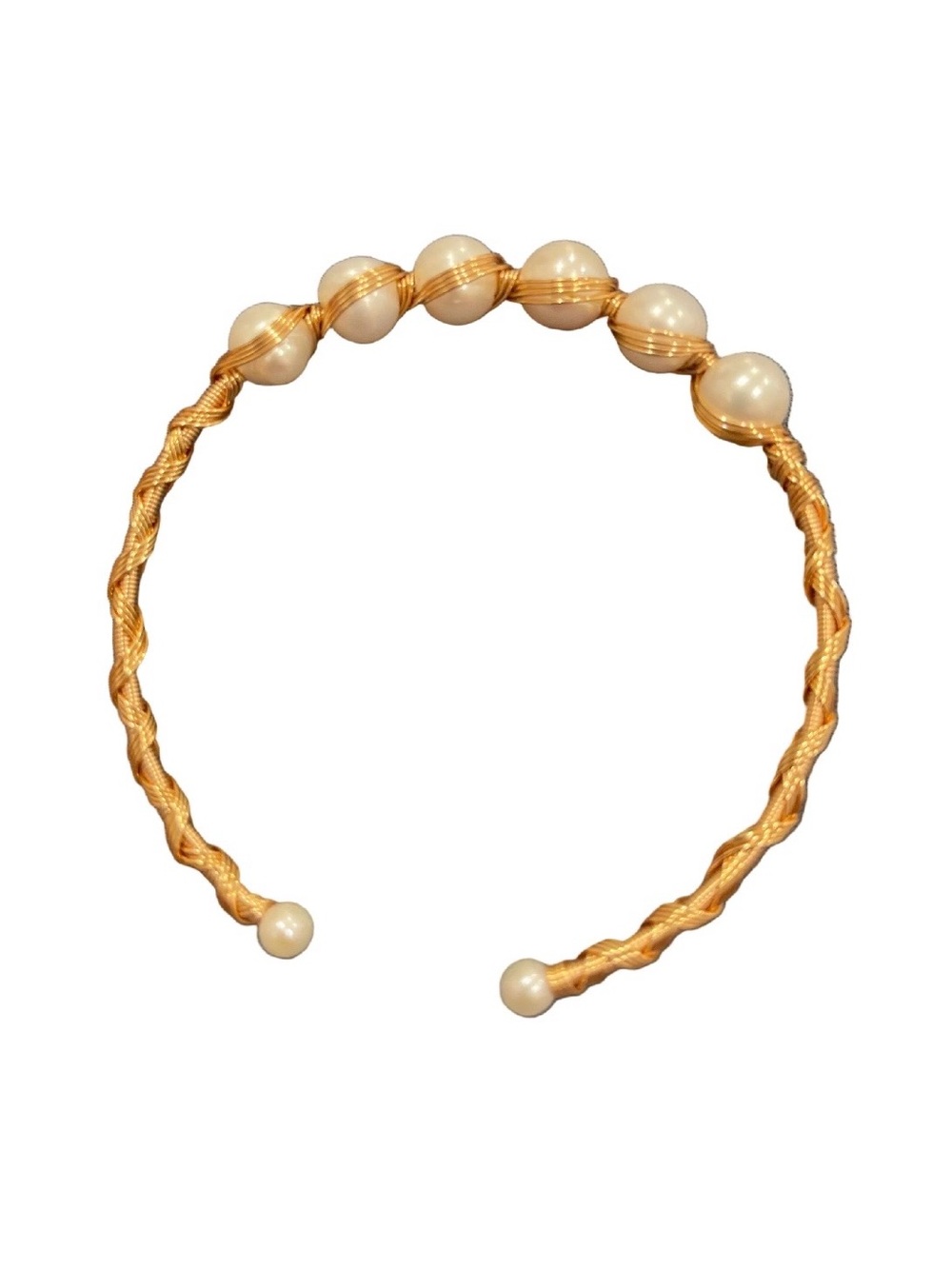Pearl Bangle .free size